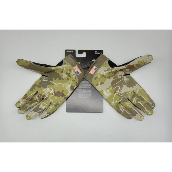 Nike Superbad NFL Salute To Service Camo Padded Football Gloves DZ5580-201 - Picture 4 of 6